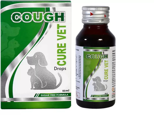 OriHeal Cough Cure Vet Drops For Dogs Pups & Cats Pet Health Supplements  (60 ml)