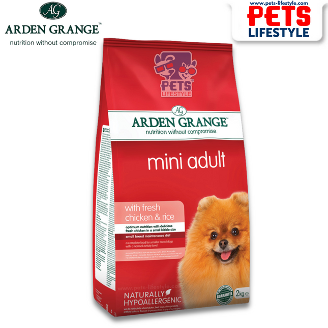 Arden Grange Dry Dog Food Mini Adult With Fresh Chicken & Rice