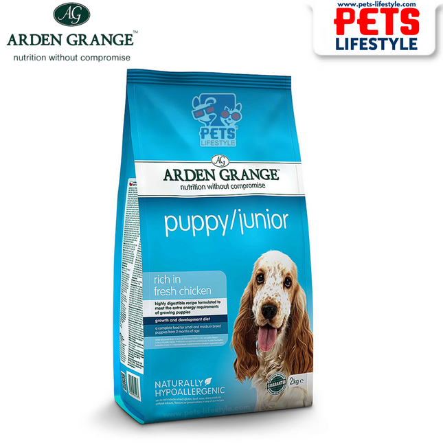 Arden Grange Dry Dog Food Puppy Junior Food Rich in Fresh Chicken