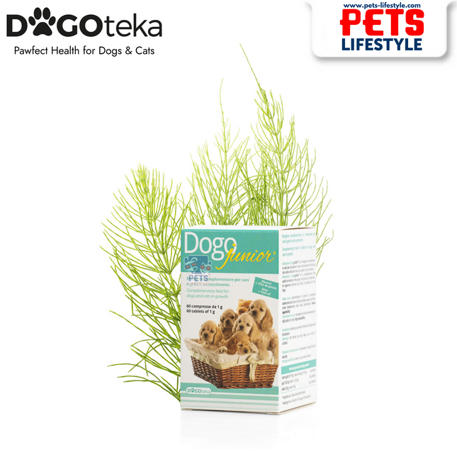 Dogoteka DOGOjunior® – Bone & Joint Development Supplement for Puppies and Kittens (60 Tablets)