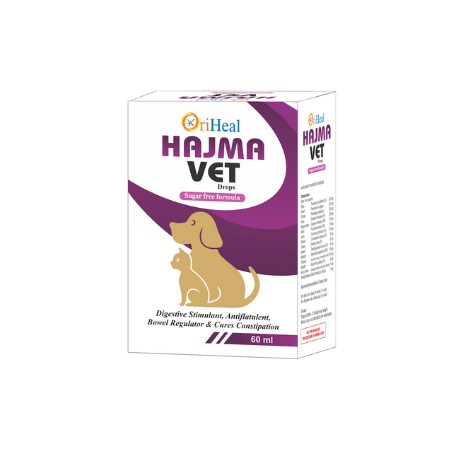 OriHeal Lifesciences Hajma Vet Drops-60ml