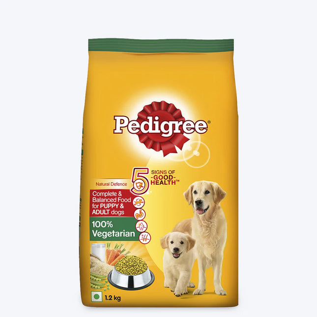 Pedigree Vegetarian Dry Food For Adult Dogs & Puppy