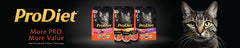 ProDiet cat food, buy cat food online, premium wet cat food pouches, ProDiet kitten food, real seafood cat food, sustainable pet food, Pets Lifestyle.