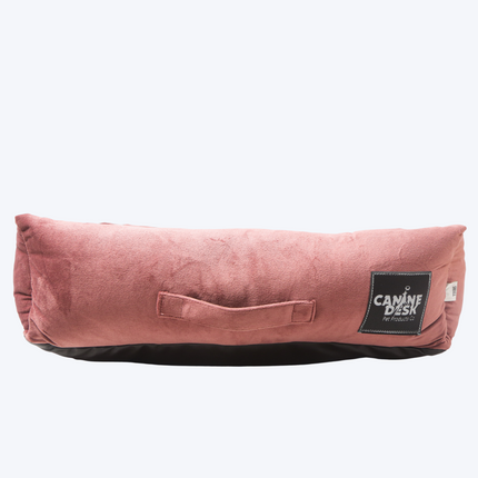 Pet Lifestyle Personalised Dog Bed In Rose Pink Velvet Texture