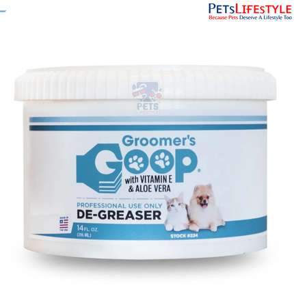Groomer's Goop De-Greaser with Vitamin E & Aloe Vera for Dogs & Cats