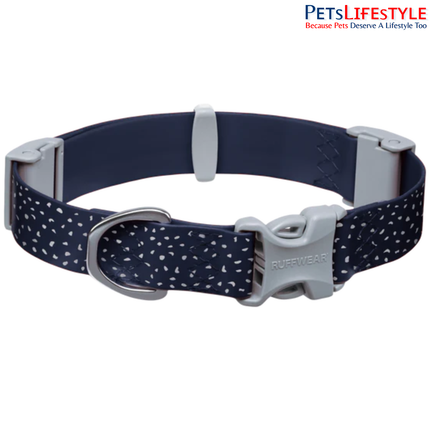 Ruffwear Confluence Midnight Blue Dog Collar | Waterproof & Stink-Proof Adventure Dog Collar