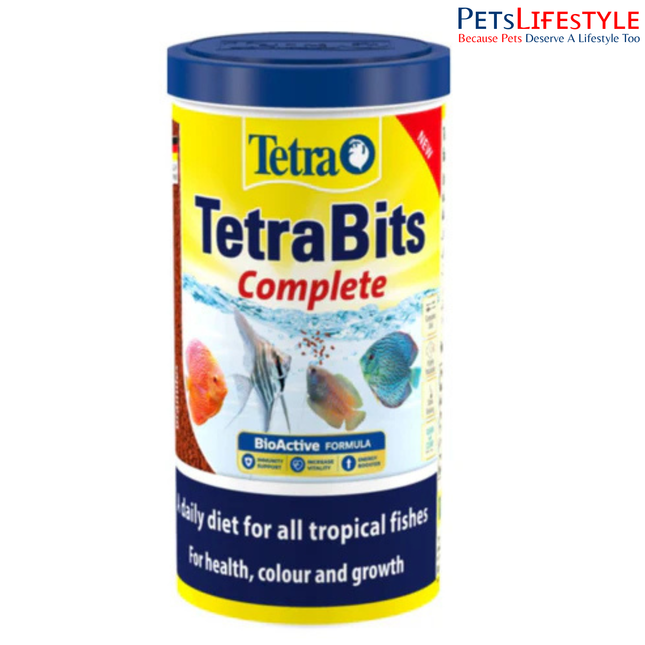 Tetra TetraBits Complete Food for Discus & Tropical Fish with BioActive Formula for Health, Colour & Growth