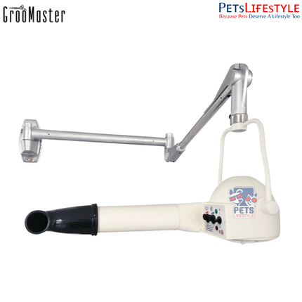 Groo Master VS-2400 Wall Mount Hands-Free Pet Dryer – Professional 2200W Grooming Dryer
