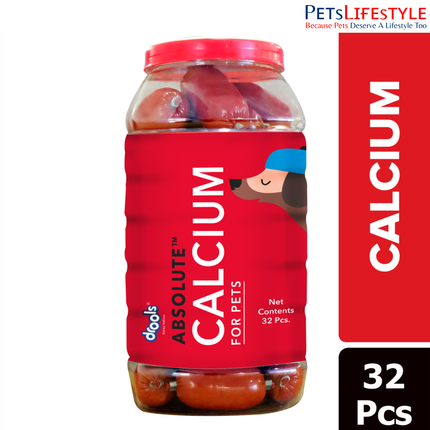Drools Absolute Calcium Sausage Supplement for Dogs