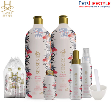 Hydra Spa Senses Serenity Pack of 7 - Dog Bathing Kit
