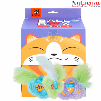 FOFOS Garden Tube Cat Toy (Assorted) – Interactive Catnip Tube for Kittens & Cats