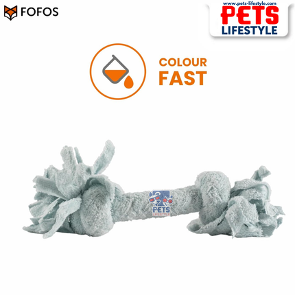 FOFOS Terry Rope 2 Knots Puppy Toy in box – Terry Teething Toy for Puppies  Soft Rope Toy