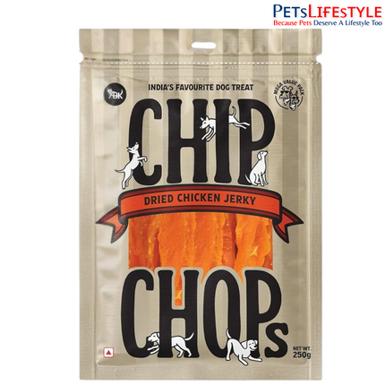 Chip Chops Sun Dried Chicken Jerky Dog Treats 70gm & 250gm