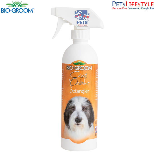 Bio Groom Coat Polish Spray On Sheen Professional Shine & Tangle Remover