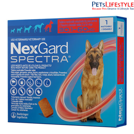 Boehringer Ingelheim Nexgard Spectra Tick & Flea Chewable Tablets for Dogs  Flea & Tick Protection