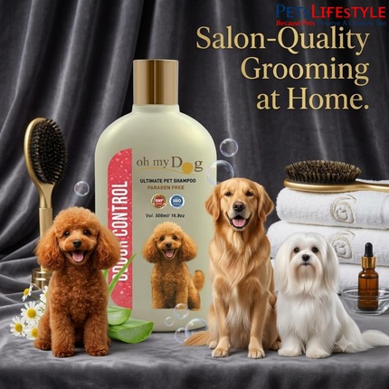 Oh My Dog Odour Control Pet Shampoo 500 ml – Paraben-Free Deodorising Dog Wash for a Fresh-Smelling Coat