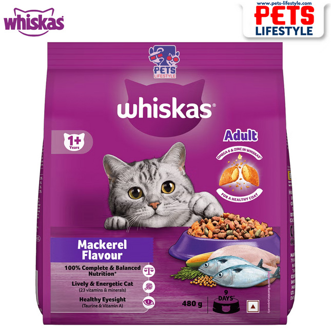Whiskas Mackerel Adult Dry Cat Food