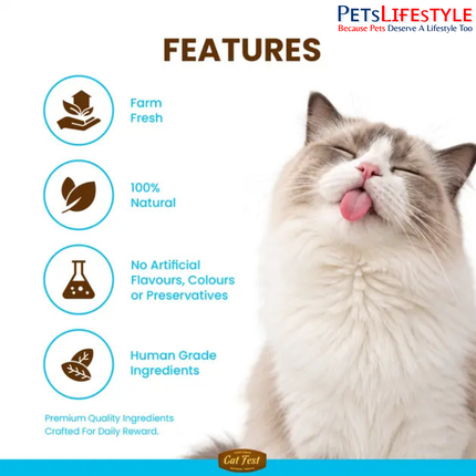 Catfest Bologna Sausages with Tender Salmon – Meaty Cat Treats for Adult Cats