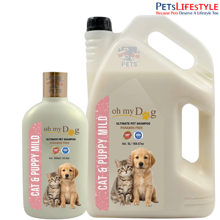 Oh My Dog Cat & Puppy Mild Ultimate Pet Shampoo – Paraben Free
