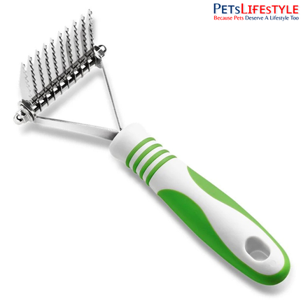 Andis Dematting Rake for Dogs & Cats – Lime Green