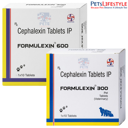 Pfarmacia Formulexin Tablets for Pets – Cephalexin 1 x 10Tablets