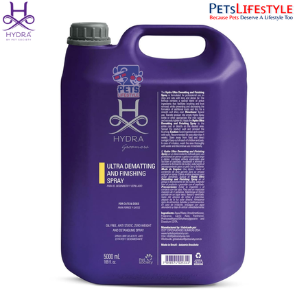 Hydra Groomers Ultra Dematting and Finishing Spray for Cats and Dogs