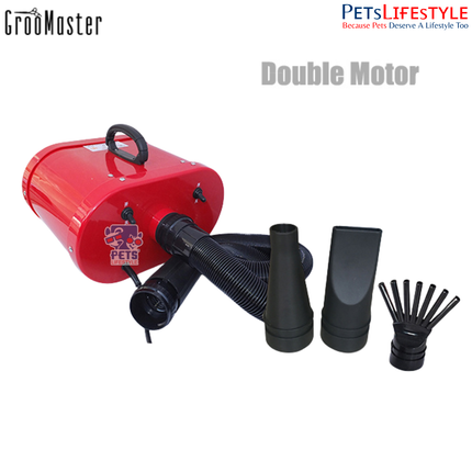 Groo Master VS-22-2300 Wall Hanging Cold-Air Pet Dryer – 2200W Stepless Wind Control Grooming Dryer