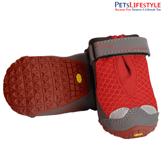 Ruffwear Grip Trex Dog Boots – Red Currant | Premium Outdoor Paw Protection for Dogs