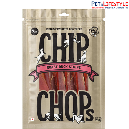 Chip Chops Roast Duck Slice Dog Treat 70gm & 250gm