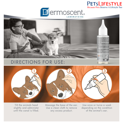 Dermoscent Essential Oto Ear Cleanser for Dogs, Cats & Small Mammals (100 ml)