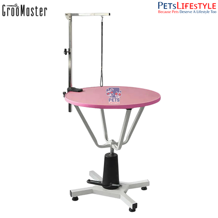 Groo Master N-204C Hydraulic Grooming Table – Compact Stable Lift Table for All Pets