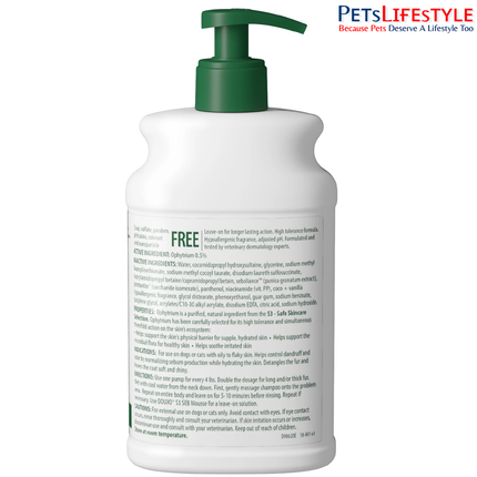 Douxo S3 SEB Seboregulating Shampoo for Dogs & Cats 500ml | Anti-Dandruff & Seborrhea Shampoo for Oily, Flaky & Odorous Skin