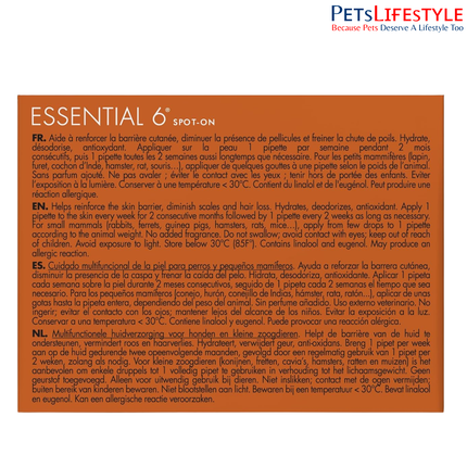 Savavet Dermoscent Essential 6 Spot-On for Dogs and Cats Between 0 to 10kg Skin & Coat Care