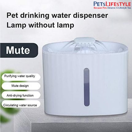 Canine Desk Pet Water Fountain – Filtration, Ultra-Silent Automatic Drinking Fountain