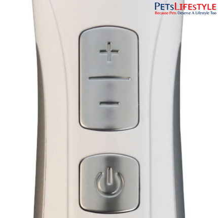 KISS Cordless Pet Trimmer MC-230 – 3 Adjustable Speeds, Low-Noise Grooming Clipper