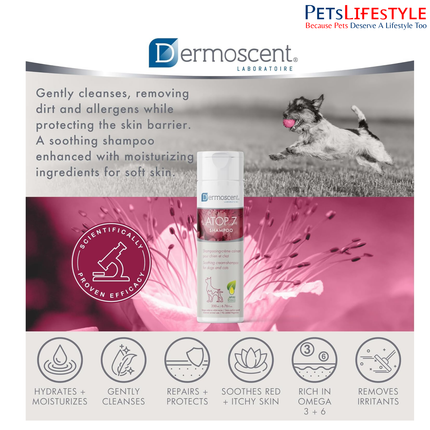 Savavet Dermoscent ATOP 7 Shampoo – Soothing Cream Shampoo for Dogs & Cats (200 ml)
