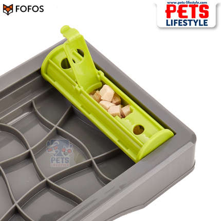 FOFOS Interactive Treat Puzzle Feeder ,Brain Enrichment & Slow Feeding Toy for Dogs
