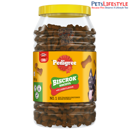 Pedigree Biscrok Biscuits for Dogs - Lamb Flavour