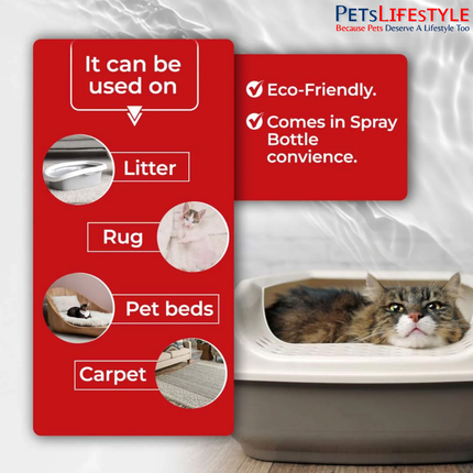 Simple Solution Cat Litter Deodorizer Spray 500 ml – Long-Lasting Odour Control