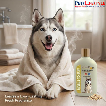 Oh My Dog Oatmeal & Itch Relief Pet Shampoo – Paraben Free