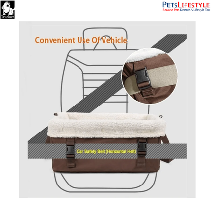 Truelove Booster Car Seat & Pet Bed – Booster Car Seat | Pet Carrier | Travel Bed