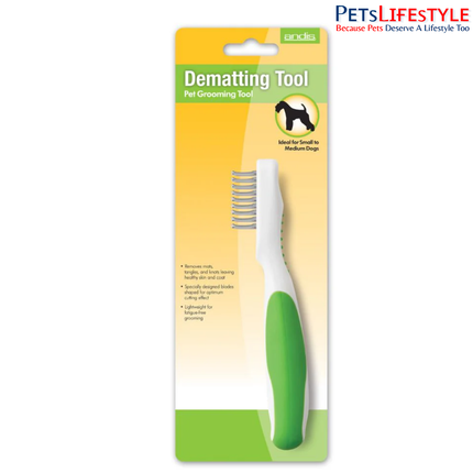 Andis Dematting 9-Blade Tool for Dogs & Cats – Lime Green