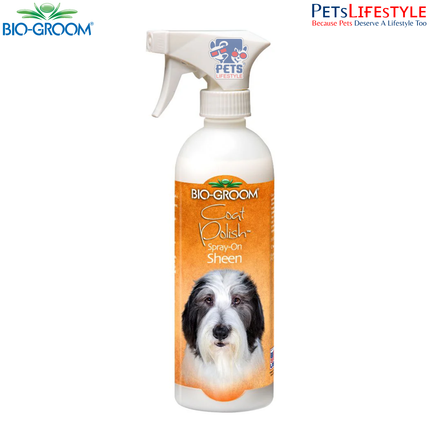 Bio Groom Coat Polish Spray On Sheen Professional Shine & Tangle Remover