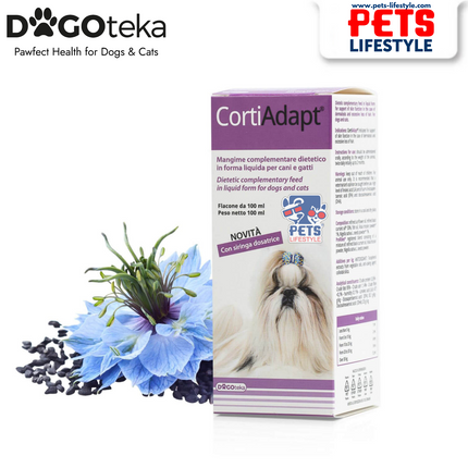 Dogoteka CortiAdapt® – 100 ml | Liquid Skin & Coat Supplement for Dogs & Cats