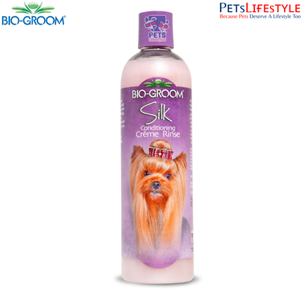 Bio-Groom Silk Conditioning Crème Rinse Dog Conditioner (355 ML)