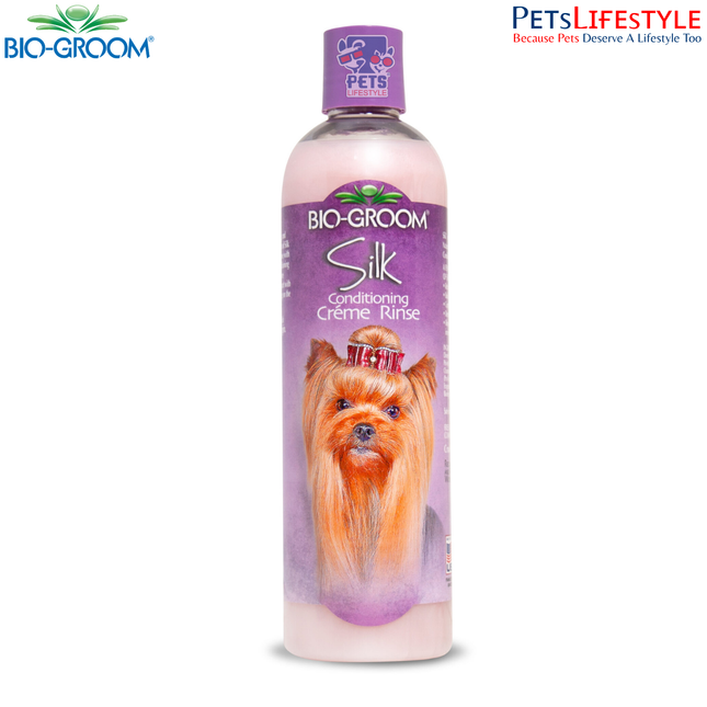 Bio-Groom Silk Conditioning Crème Rinse Dog Conditioner (355 ML)