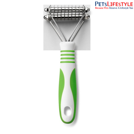 Andis Dematting Rake for Dogs & Cats – Lime Green