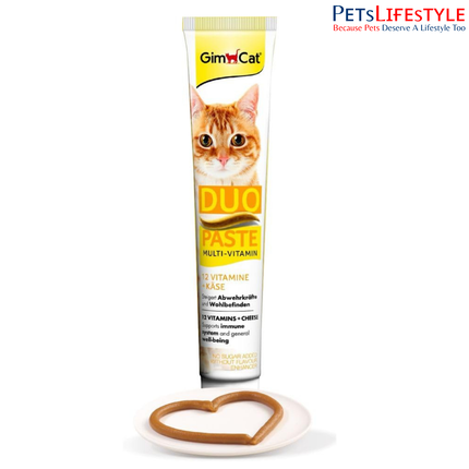 GimCat Duo Paste Multi-Vitamin Cheese for Cats