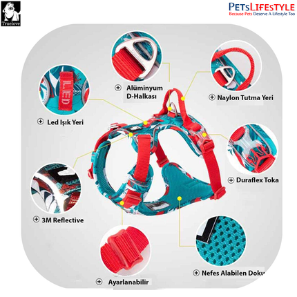 Truelove No-Pull Special Harness – Reflective Camouflage Edition
