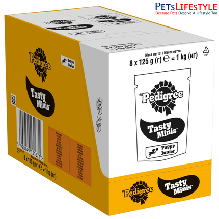 Pedigree Tasty Minis Cubes Puppy Dog Treat – With Chicken